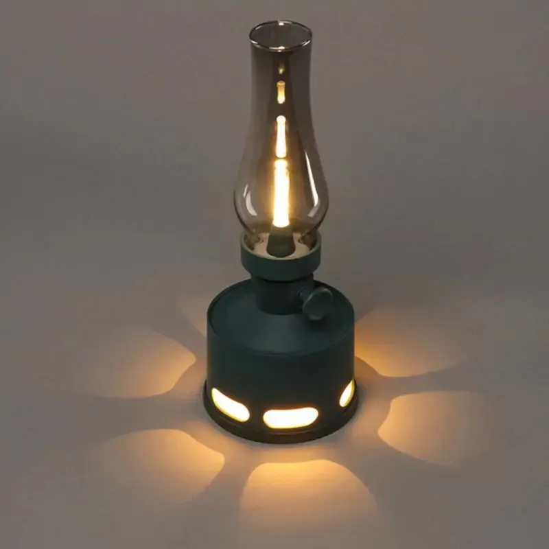 Vintage LED Lantern – Classic Rechargeable Lamp with Touch Flame Control