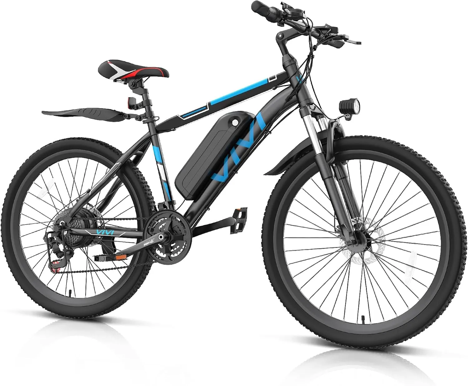 Vivi Electric Bike for Adults, Peak 780W Ebike 26" Electric Mountain Bike, 22MPH Adult Electric Bicycles Commuter Ebike with 48V Battery, Up to 50 Miles, Cruise Control, 21 Speed, UL 2849 Certified