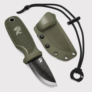 W-MINI 2 - EDC Neck Knife with Sheath and Necklace - Small EDC Fixed Blade Knife Necklace and Belt Clip - Pocket Fixed Blade Knives - Full Tang Neck Knife with Sheath Tactical   Fire Starter