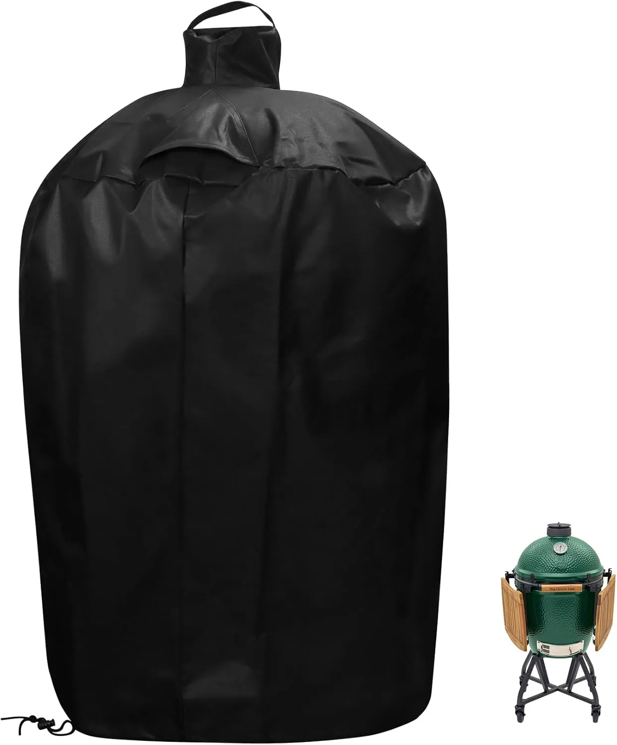 Waterproof Cover for Large Big Green Egg, Ceramic Grill Cover Outdoor Grill Cover, Weather Resistant BBQ Grill Accessories, Anti-Fade Fabric