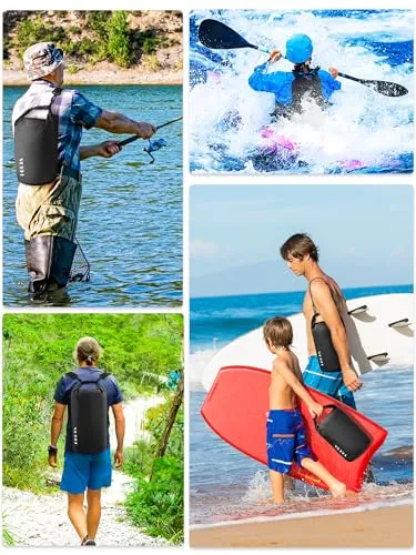 Waterproof Dry Bag for Women Men,5L Roll Top Lightweight Dry Storage Bag
