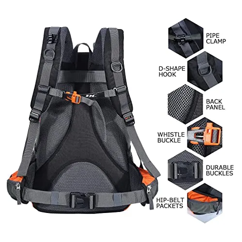 Waterproof Hiking Backpack for Men & Women,Lightweight Day Pack