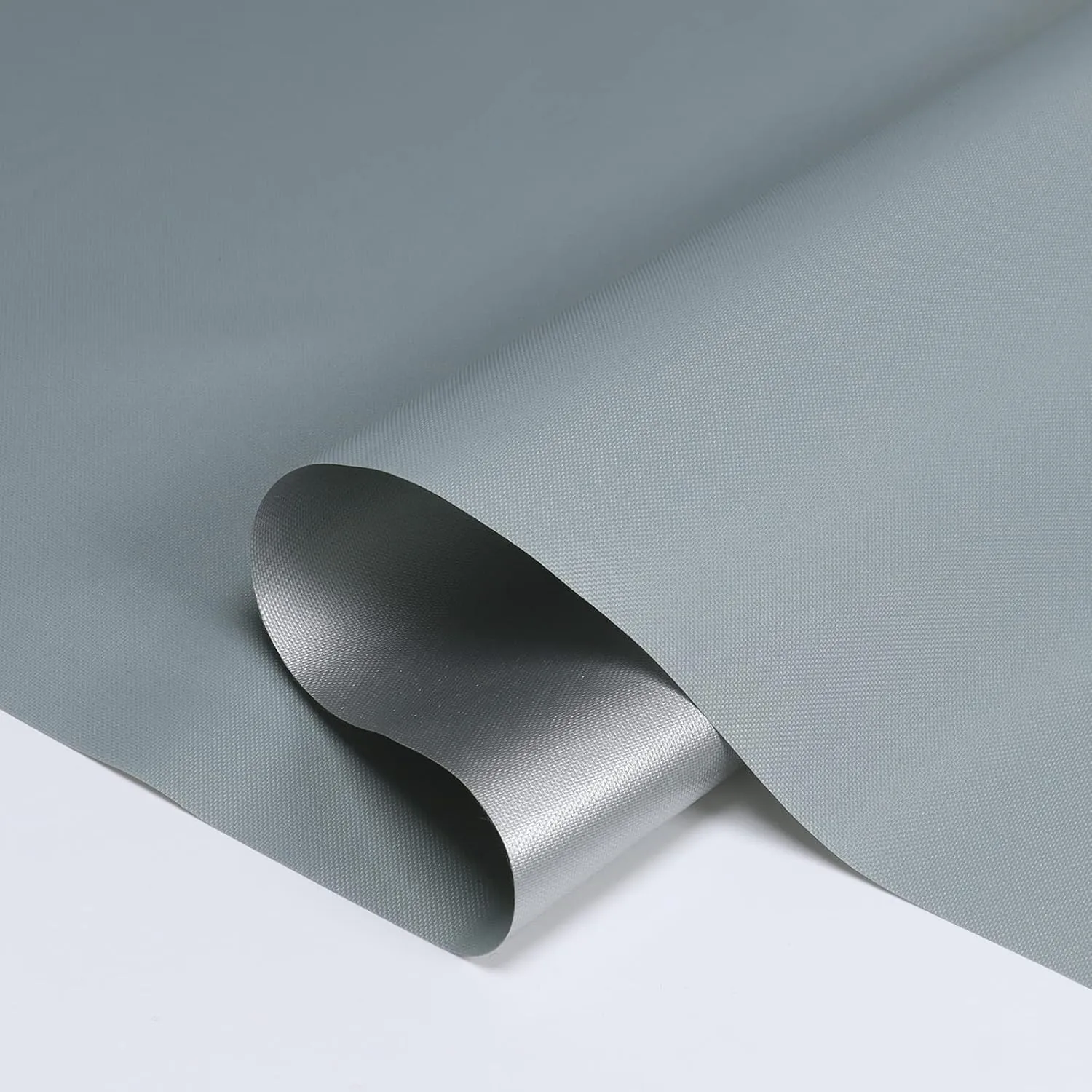 Waterproof UV Sun Protection Canvas Fabric, UPF 50  Silver Backing 210 Denier Canvas Fabric for Outdoor/Indoor, Awning, Tent, Sunbrella, Camping, DIY Craft, 60" Wide, Sold by The Yard(Gray)