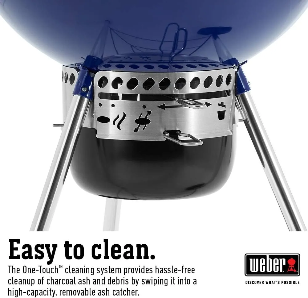 Weber Master-Touch Charcoal Grill, Deep Ocean Blue