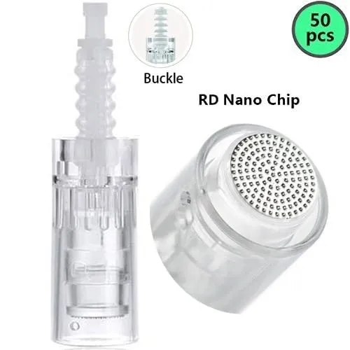 Wireless Permanent Makeup Machine Wireless Eyebrow Tattoo Machine - Micro-Needling Device with Portable Power Source,Beauty Tool for Professional Eyebrow Artistry,Nano/50pcs