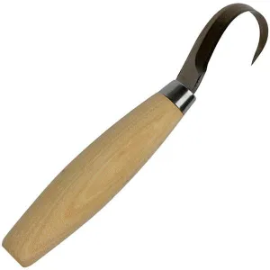 Wood Carving Hook 164, Birchwood Handle w-SE Hook Knife