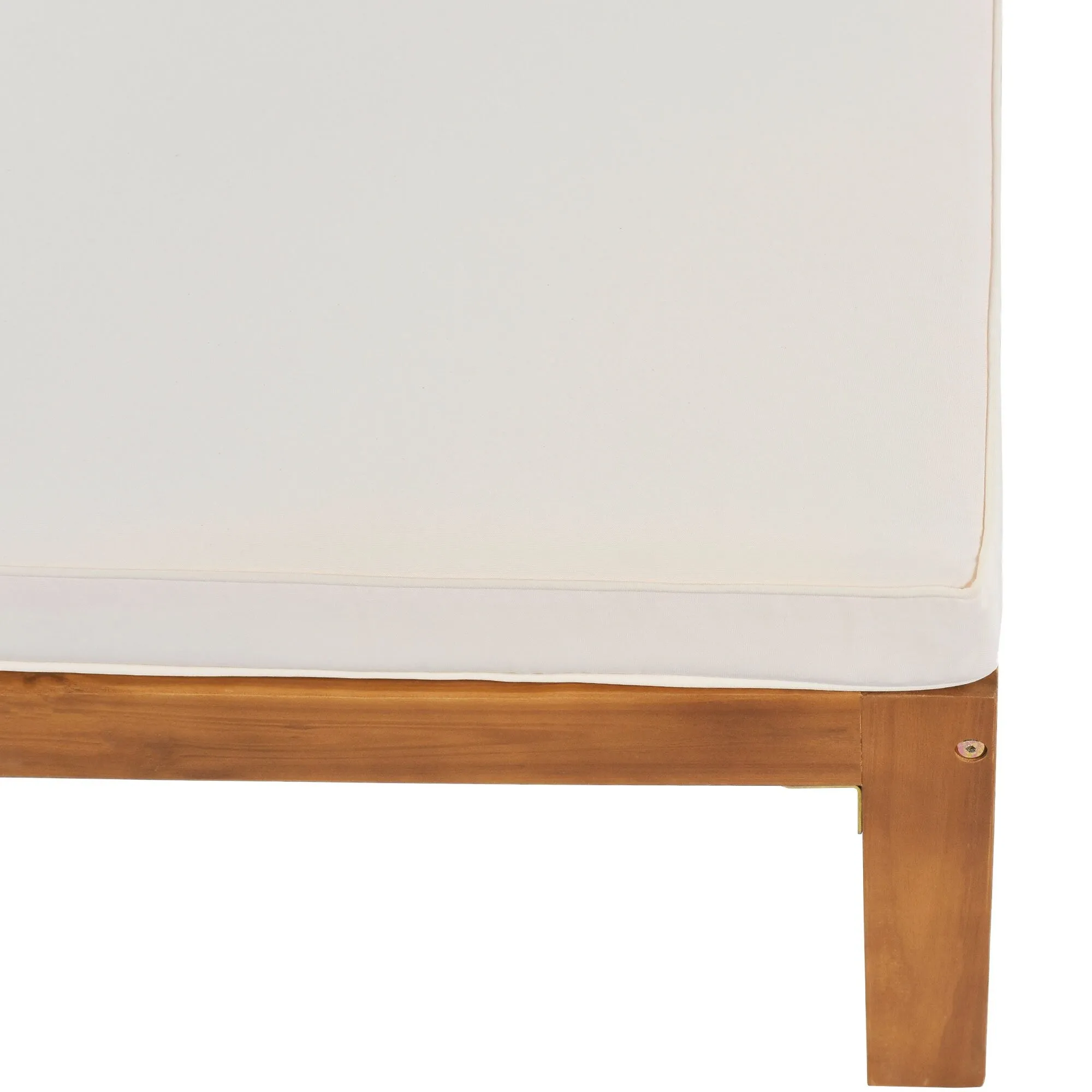 Wooden Sectional Sofa with Chaise Lounge Seating Group Set wEnd Table