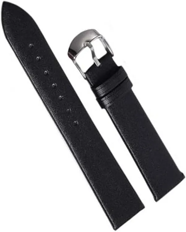 XLCZMYL Plain Weave Leather Watch strap 12 14 16 18 20 22 mm leather Watch band with Gold Pin buckle,1,12mm