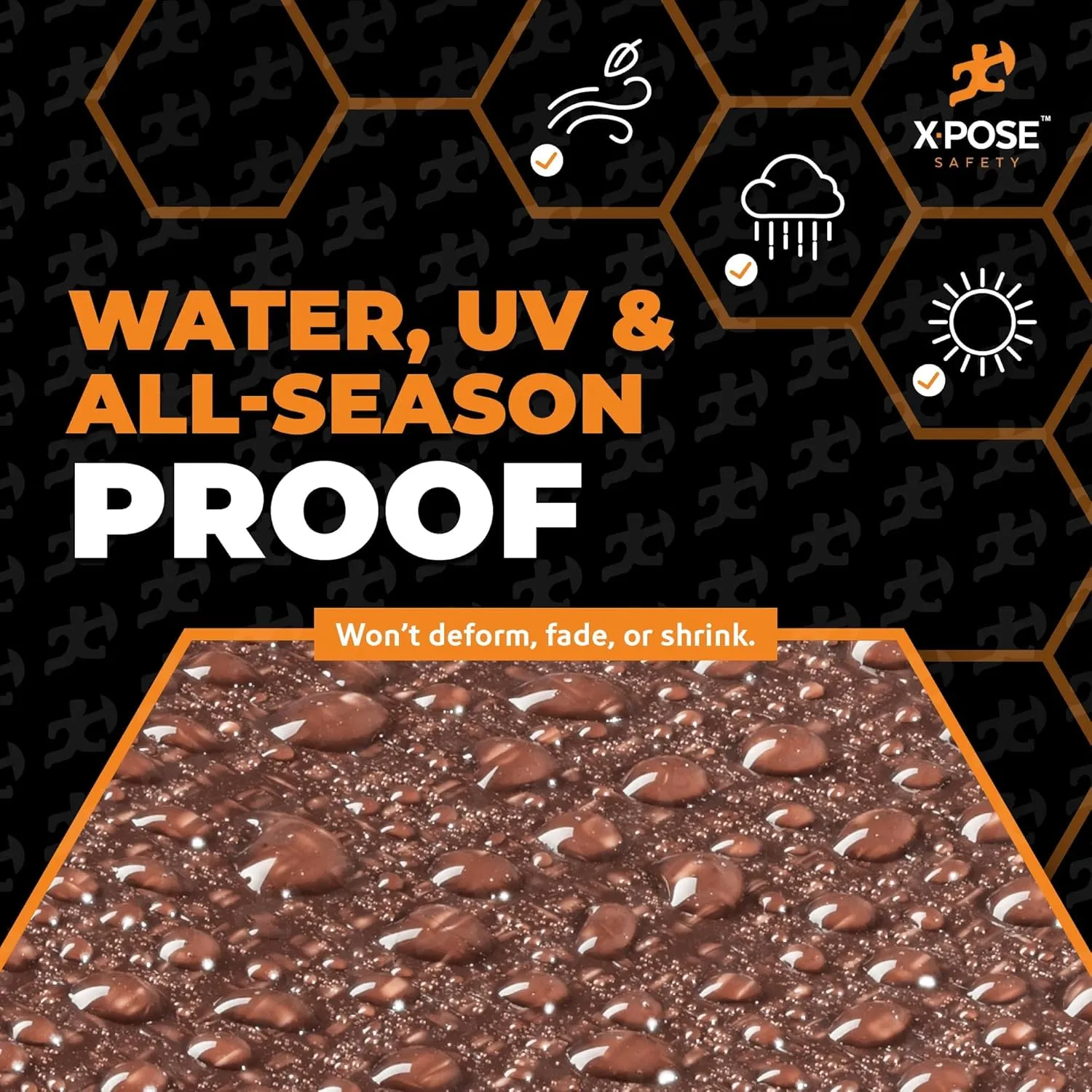 Xpose Safety 10' x 12' Ultra Heavy Duty Tarp (2-Pack) - 20 Mil Waterproof Tarps for Camping, Outdoor Adventures & Tent Cover, UV Protection, Reinforced Corners, All-Weather Durability