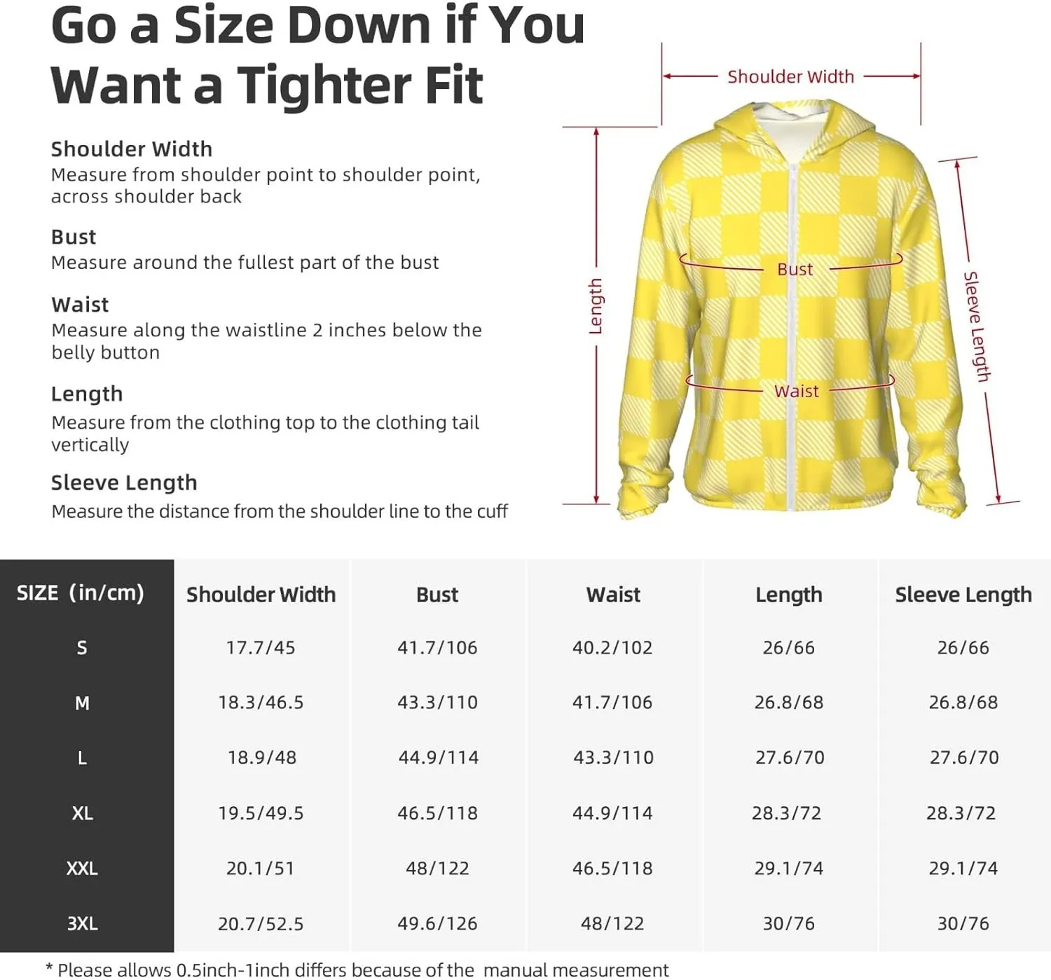 Yellow and White Race Checkered Flag Sun Protection Hoodie Women Long Sleeve Uv Shirts Jacket Hooded Hiking Outdoor